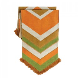 earth tone decorative runner